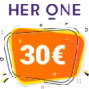 30€ HER ONE Rabatt – für das Freunde werben