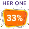 33% HER ONE Rabatt – Im Spar-Abo