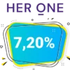 7,20% HER ONE Rabatt – Cashback