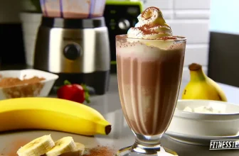 Bananen-Kakao-Proteinshake