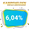 6,04% Kampfhelden Rabatt – Cashback