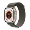 Apple Watch Ultra LTE 49mm Titanium Alpine Loop Grün Medium