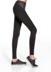 Bas Black Leggings Sportleggings Radler Jogging Leggings Sport Yoga Fitness Trend Trikotage