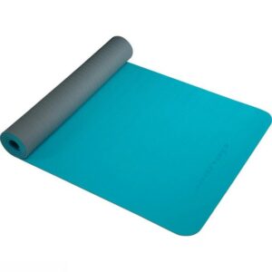 Deuser-Sports Yogamatte Fitness Matte Fitnessmatte Isomatte Yoga Pilates Petrol/grau, Original