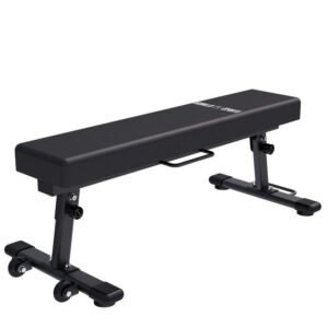 GORILLA SPORTS Hantelbank Hantelbank - Klappbar, Flach, bis 400 kg - Flachbank, Trainingsbank, (1-tlg)