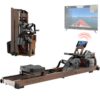 JOROTO Rudergerät MR280PRO & Wasser Rudergerät MR380, aus Eiche, Klappbares Rudergerät für zu Hause mit Bluetooth Display