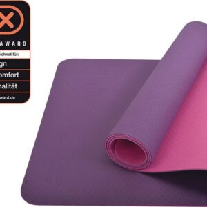 Schildkröt-Fitness Fitnessmatte BICOLOR YOGA MATTE 4mm (violet-pink