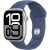 Apple Watch Series 10 42 mm Aluminium (GPS+Cellular) Sportarmband M/L denim, silber