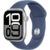 Apple Watch Series 10 42 mm Aluminium (GPS+Cellular) Sportarmband M/L denim, silber