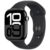 Apple Watch Series 10 46 mm Aluminium (GPS) Sportarmband S/M schwarz, diamantschwarz