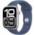 Apple Watch Series 10 46 mm Aluminium (GPS+Cellular) Sportarmband M/L denim, silber