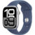 Apple Watch Series 10 46 mm Aluminium (GPS+Cellular) Sportarmband M/L denim, silber