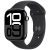 Apple Watch Series 10 46 mm Aluminium (GPS+Cellular) Sportarmband M/L schwarz, diamantschwarz