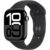 Apple Watch Series 10 46 mm Aluminium (GPS+Cellular) Sportarmband S/M schwarz, diamantschwarz