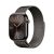 Apple Watch Series 10 46 mm Titan (GPS+Cellular) Milanaise Armband M/L schiefer