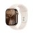 Apple Watch Series 10 46 mm Titan (GPS+Cellular) Sportarmband S/M polarstern, gold