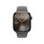 Apple Watch Series 10 LTE 42mm Natural Titangehäuse mit Stone Grey Sportarmband – M/L