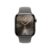 Apple Watch Series 10 LTE 42mm Natural Titangehäuse mit Stone Grey Sportarmband – M/L