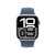 Apple Watch Series 10 LTE 42mm Silver Aluminiumgehäuse mit Denim Sportarmband – M/L