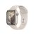 Apple Watch Series 9 LTE 41mm Aluminium Polarstern Sportarmband Polarstern – M/L