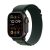 Apple Watch Ultra 2 49 mm (GPS + Cellular) Alpine Loop Large dunkelgrün, schwarz