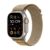 Apple Watch Ultra 2 Titanium (Cellular) 49mm Titaniumgehäuse natur, Alpine Loop Armband mandel (M)