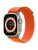 Apple Watch Ultra GPS + Cellular 49mm Titanium Case with Orange Alpine Loop – Large