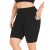 Blusmart 3/4-Leggings Shorts in Übergröße für Frauen (Pocket Fünf-Punkt-Leggings, 1-tlg., stilvolle und dehnbare Yoga hosen) Für Outdoor-Aktivitäten und Fitness