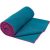 GAIAM Matte YOGA MAT TOWEL VIVID BLUE/FUCHSIA RED – YOGAMATTEN HANDTUCH