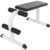 GORILLA SPORTS Hantelbank Sit Up Bank, 120x67x63-49 cm, mit gepolsterte Beinfixierung, bis 150kg, (1-tlg)