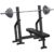 GORILLA SPORTS Hantelbank mit Gewichten, Ablage, Hantelset 130kg, Olympia Langhantelstange 50mm, (1-tlg)