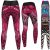 German Wear Leggings GYM-8003 Leggings Sehr dehnbar Fitness Sport Yoga Gymnastik Training Freizeit