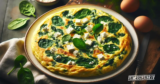 Spinat-Omelett mit Feta