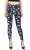 dy_mode Leggings Damen Leggings Sternen Muster Stars Print Fitnesshose Yoga Leggins mit elastischem Bund