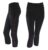 dynamic24 Yogaleggings Damen 3/4 Leggings Yoga Fitness Leggins Jogging Trainingshose Sporthose Hosen schwarz pink