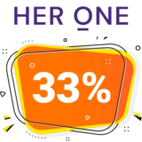 33% HER ONE Rabatt – Im Spar-Abo