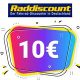 10€ Raddiscount Gutschein – AUF ALLES