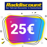 25€ Raddiscount Gutschein – Auf Fahrräder